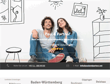Tablet Screenshot of paulundpartner.net